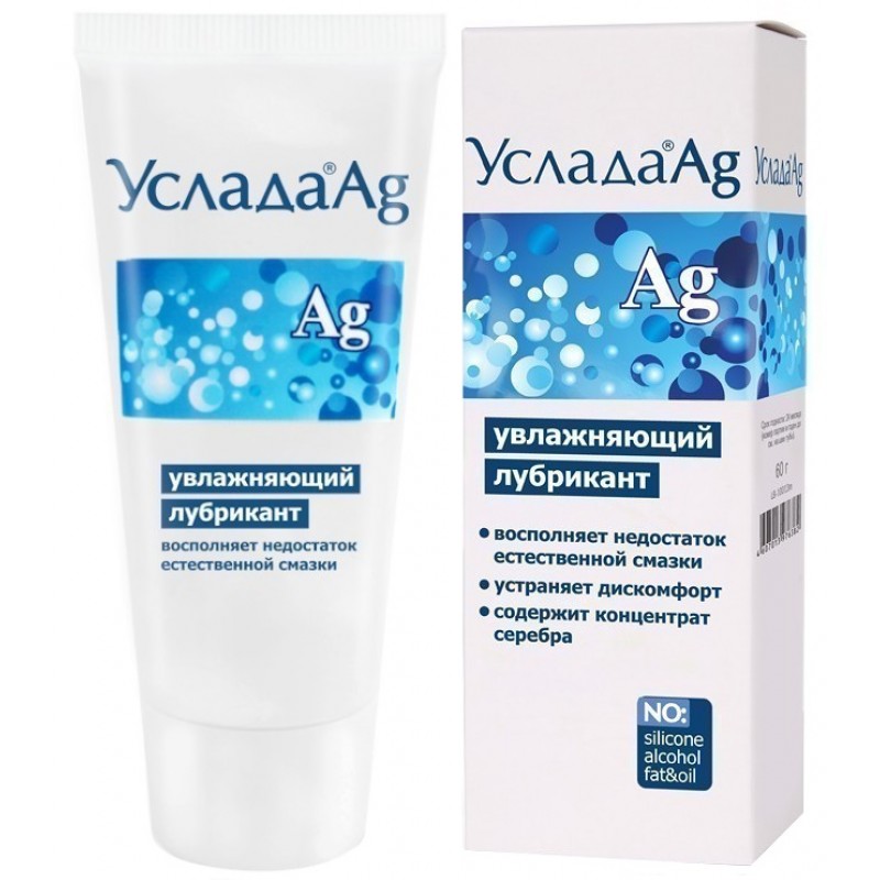 Гель-лубрикант Услада с серебром 60 гр