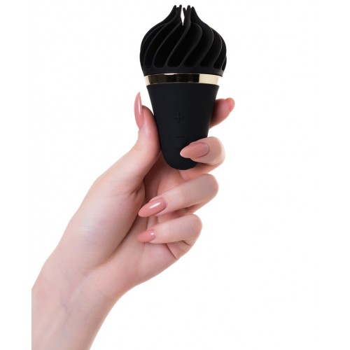 Вращающийся стимулятор Satisfyer Sweet Treat черный