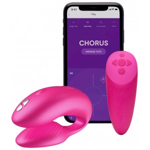 Смарт-вибратор для двоих We-Vibe Chorus розовый