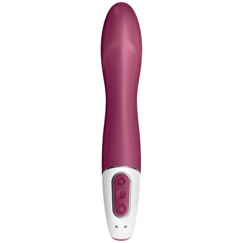 Смарт-вибратор с функцией нагрева Satisfyer Big Heat Connect App розовый
