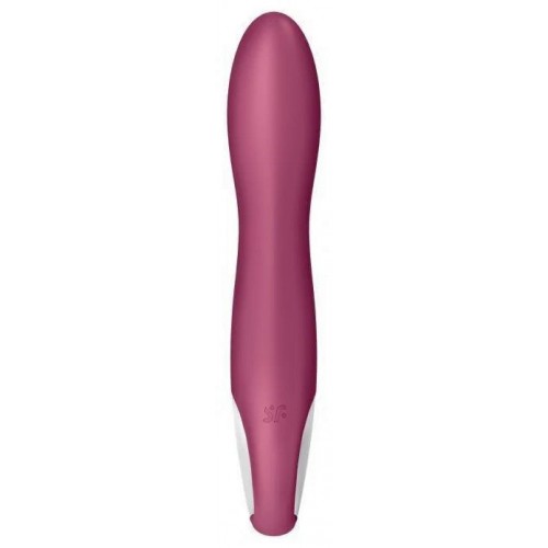 Смарт-вибратор с функцией нагрева Satisfyer Big Heat Connect App розовый