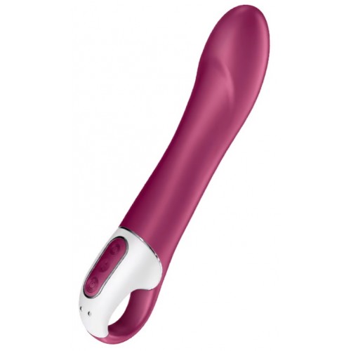 Смарт-вибратор с функцией нагрева Satisfyer Big Heat Connect App розовый