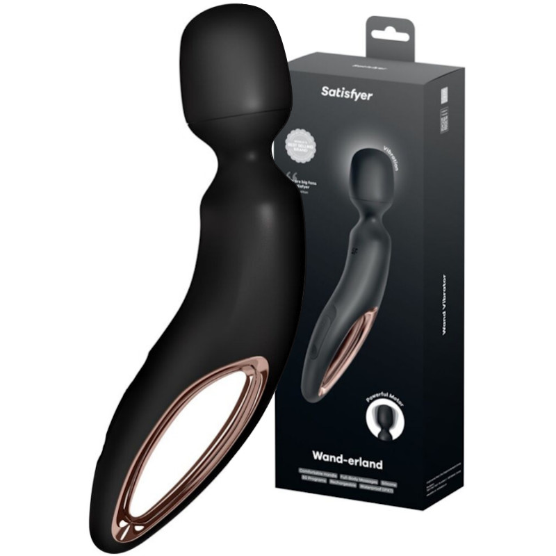 Вибромассажер для тела Satisfyer Wand-erland Black