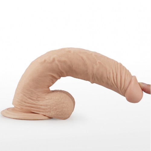 Вибратор с присоской Real Extreme 19,5 см телесный