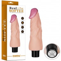 Реалистичный вибратор Real Softee 17 см