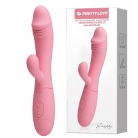 Вибратор  Snappy с 30 функциями вибрации  подзаряжаемый светло-розовый 