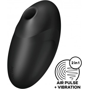 Вакуумно-волновой стимулятор клитора с вибрацией Satisfyer Vulva Lover 3 черный Вакуумно-волновой стимулятор клитора с вибрацией Satisfyer Vulva Lover 3 черный (иной угол)