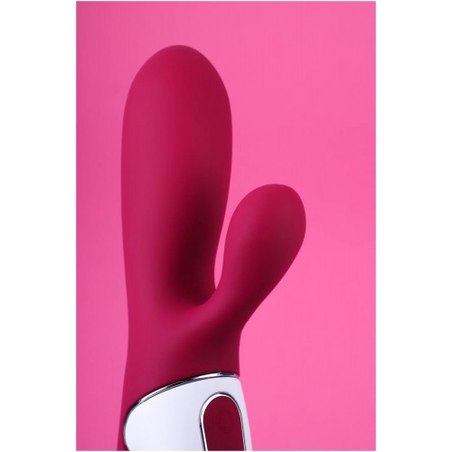 Вибратор Satisfyer Hot Bunny с клиторальным стимулятором, красный