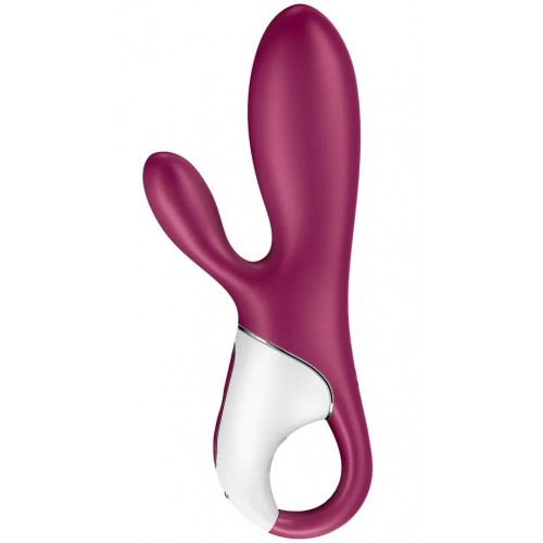 Вибратор Satisfyer Hot Bunny с клиторальным стимулятором, красный