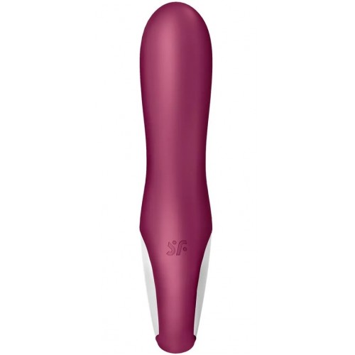 Вибратор Satisfyer Hot Bunny с клиторальным стимулятором, красный