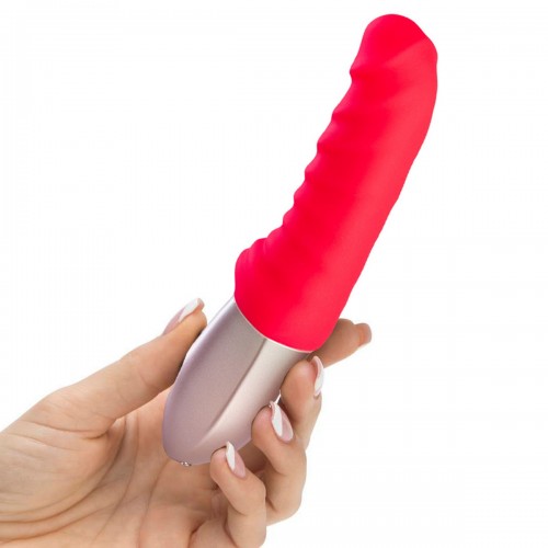 Низкочастотный универсальный вибратор 17см Fun Factory Semilino, Германия, оранжевый