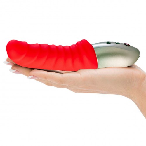 Низкочастотный универсальный вибратор 17см Fun Factory Semilino, Германия, оранжевый