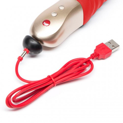 Низкочастотный универсальный вибратор 17см Fun Factory Semilino, Германия, оранжевый