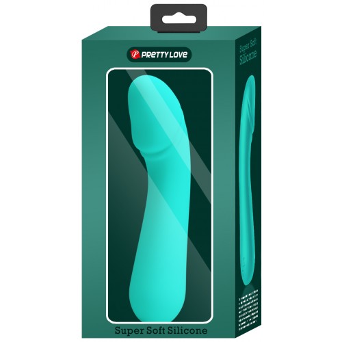 Мягкий ультрагибкий вибратор Pretty Love Cetus мятный