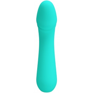 Мягкий ультрагибкий вибратор Pretty Love Cetus мятный (иной угол)