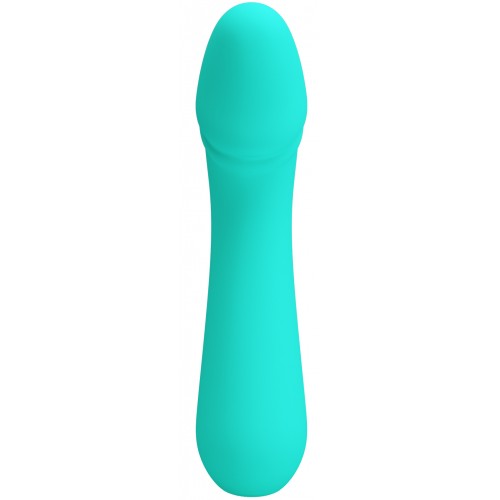 Мягкий ультрагибкий вибратор Pretty Love Cetus мятный