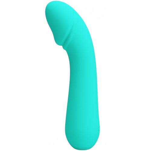 Мягкий ультрагибкий вибратор Pretty Love Cetus мятный