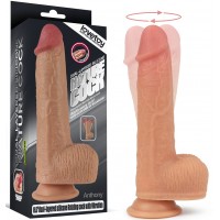 Реалистичный вибратор с ротацией на присоске Anthony