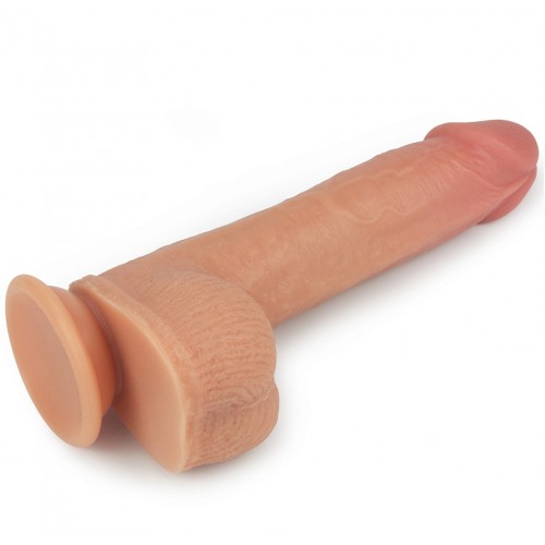 Реалистичный вибратор с ротацией на присоске Anthony