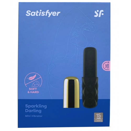 Вибромассажер Satisfyer Sparkling Darling золотой
