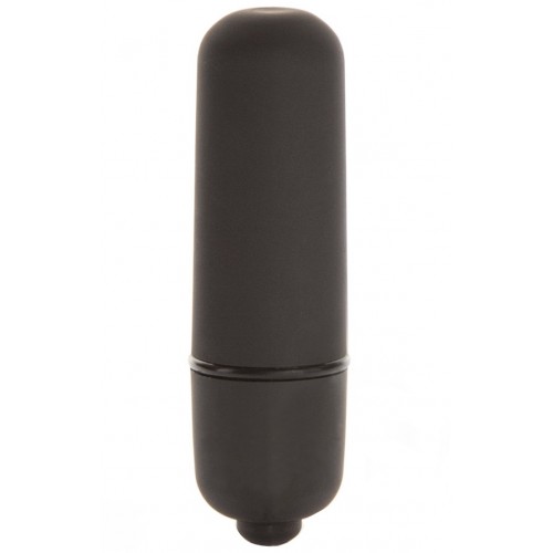 Черная вибропуля с 10 режимами вибрации X-Basic Lovetoy