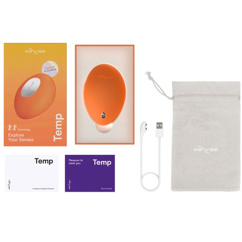 Клиторальный вибростимулятор с функцией нагрева и охлаждения We-Vibe Temp