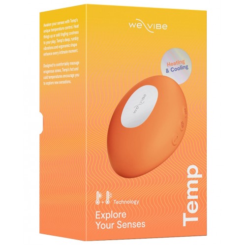 Клиторальный вибростимулятор с функцией нагрева и охлаждения We-Vibe Temp