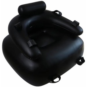 Надувное кресло с фиксаторами и вибронасадкой (иной угол)