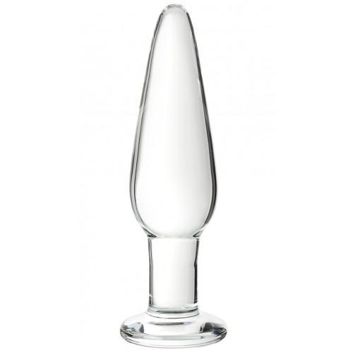 Набор анальных втулок Sexus Glass, стекло, прозрачный, 14/12,5/12 см, Ø 4/3,5/3 см