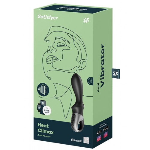 Анальный смарт-вибратор с подогревом Satisfyer Heat Climax