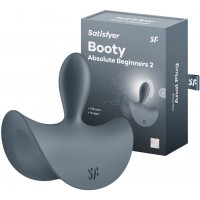 Анальная вибровтулка Satisfyer Booty Absolute Beginners 2, серый, 3,5 см