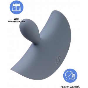 Анальная вибровтулка Satisfyer Booty Absolute Beginners 2, серый, 3,5 см Анальная вибровтулка Satisfyer Booty Absolute Beginners 2, серый, 3,5 см (иной угол)