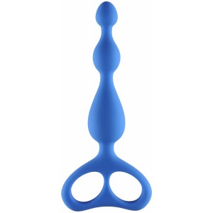 Анальная елочка Ultimate Beads Blue Анальная елочка Ultimate Beads Blue (иной угол)