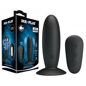 Анальная пробка Butt Plug Massager с вибрацией и дистанционным пультом Анальная пробка Butt Plug Massager с вибрацией и дистанционным пультом