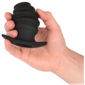 Анальный тоннель со стимулирующим рельефом Sex Expert M (иной угол)