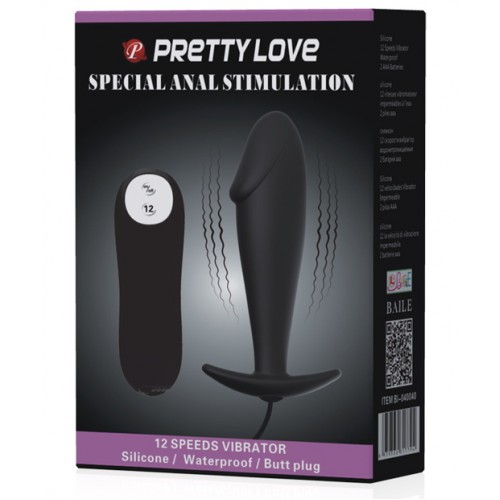 Анальная втулка Anal Stimulation с проводным пультом управления