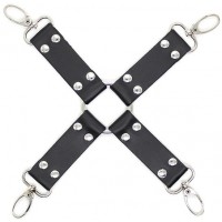 Черный бондажный БДСМ крест