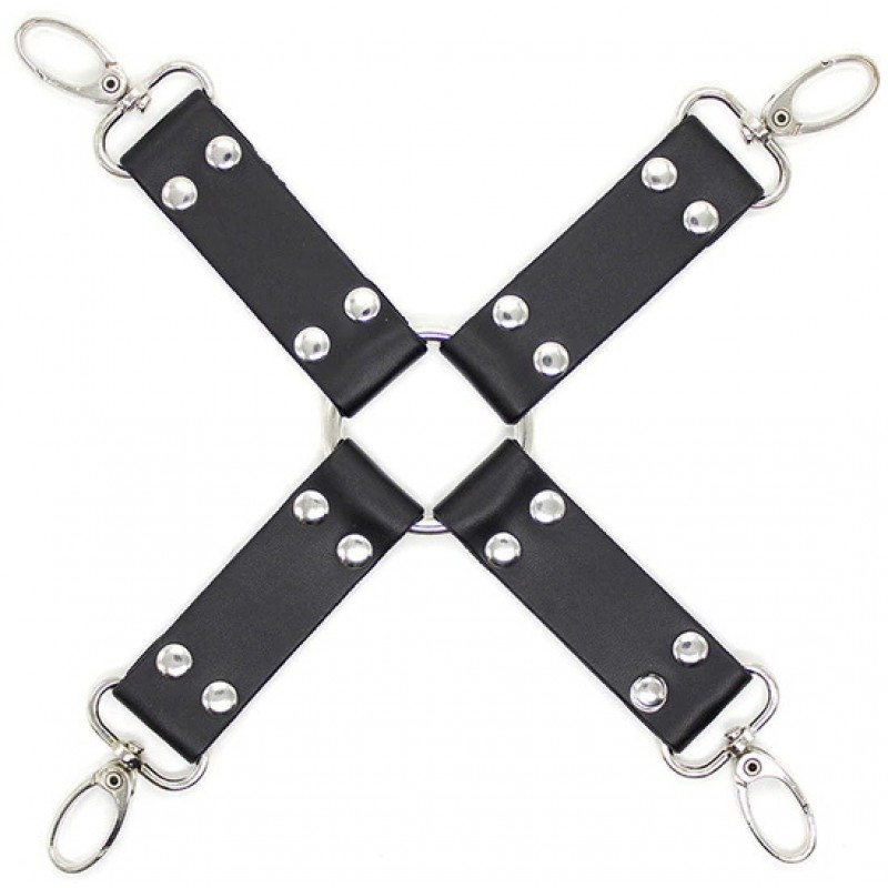 Черный бондажный БДСМ крест