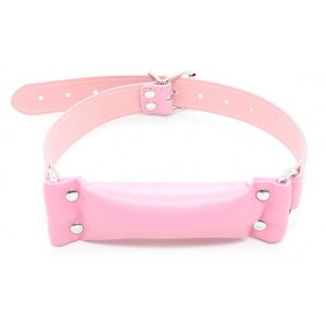 Розовый кляп-трензель (иной угол)