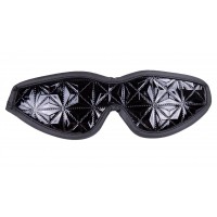 Маска с закрытыми глазами черная на резинке