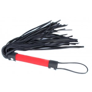 БДСМ набор из 5 предметов черно-красный (иной угол)