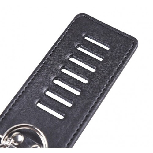 Наручники для фиксации с замочками черные