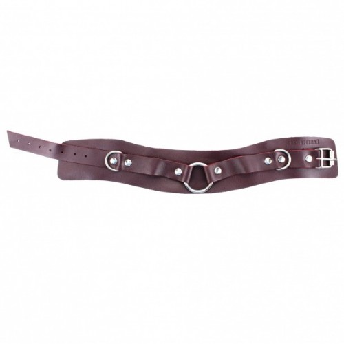 Ошейник классика бордо