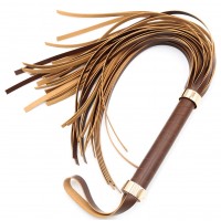 Коричневая плеть с петелькой 62 см