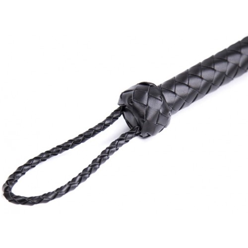 Замшевая черно-фиолетовая плеть 