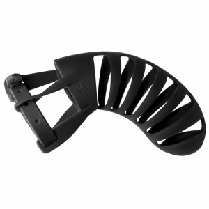 Силиконовый пояс верности Party Hard Romello черный (иной угол)