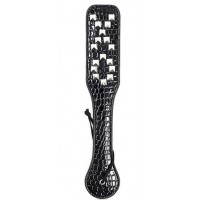 Пэдл-шлепалка черный с заклепками