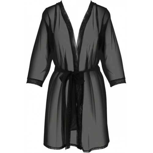 Соблазнительный черный пеньюар Diva L/XL
