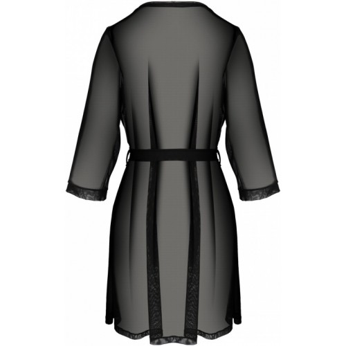 Соблазнительный черный пеньюар Diva L/XL
