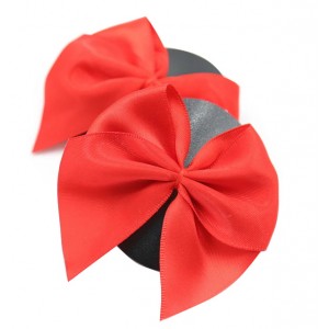 Пэстисы черные с красными бантиками (иной угол)